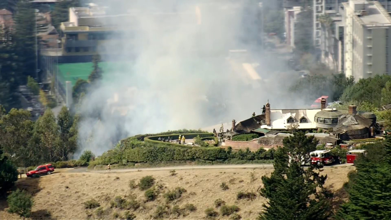 Brush fire in hills above UC Berkeley damages vacant estate
       — ABC 7 Bay Area