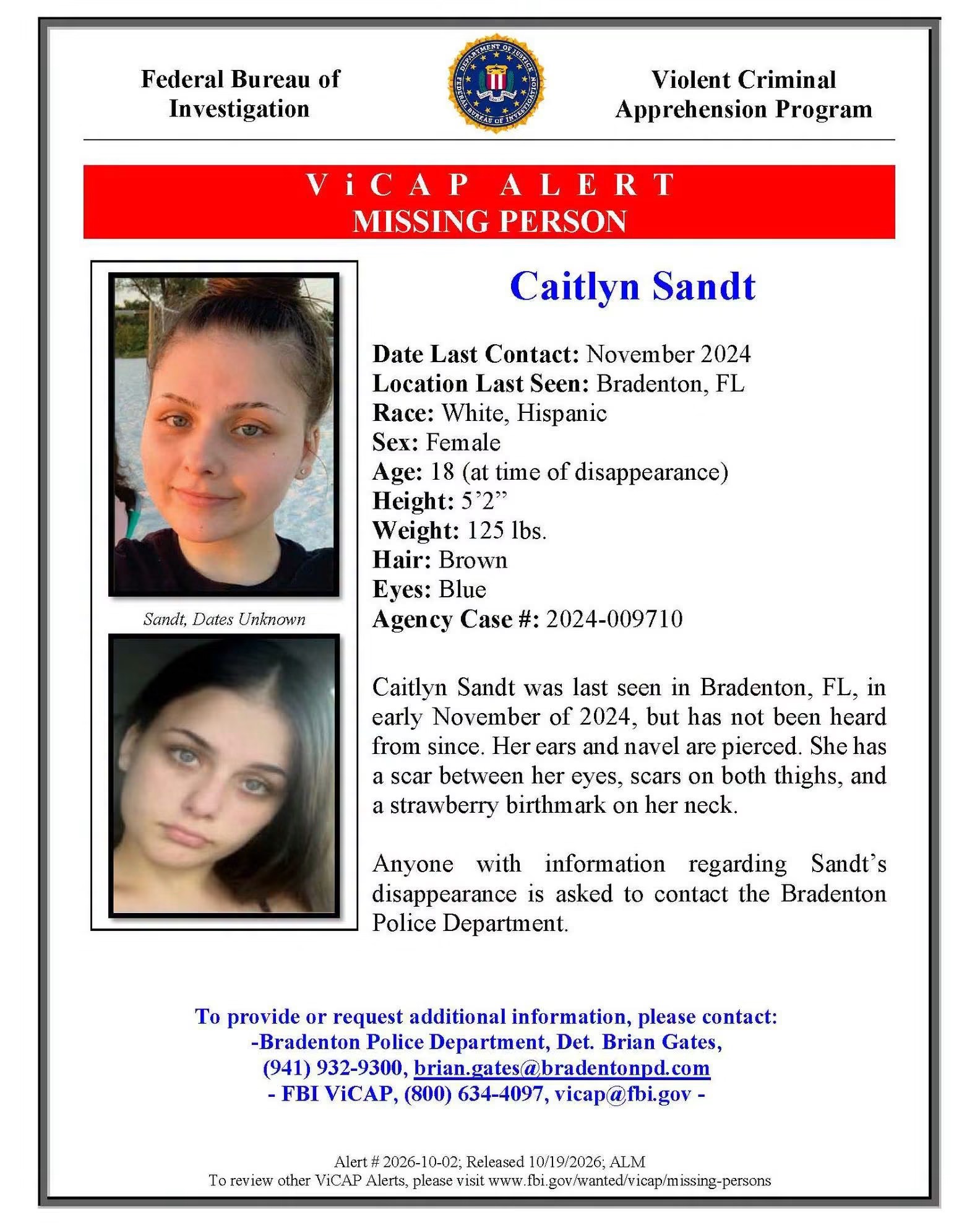 Bradenton Police Department urges public to come forward with information on a 2024 missing person case — WFTS ABC Action News Tampa, Tarpon Springs Technology news