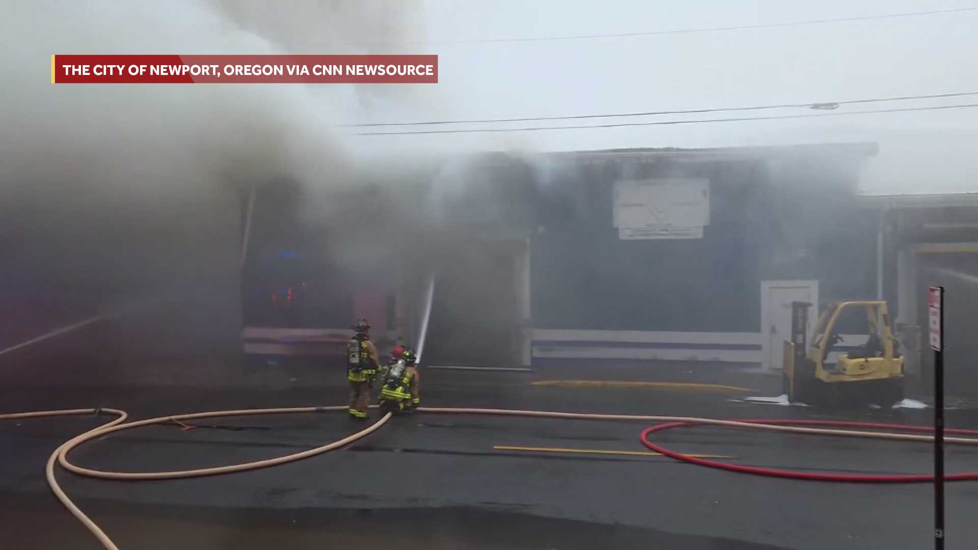 Possible ammonia contamination prompts evacuations after Oregon seafood plant fire, officials say — WESH 2 Orlando, Tarpon Springs Schools news