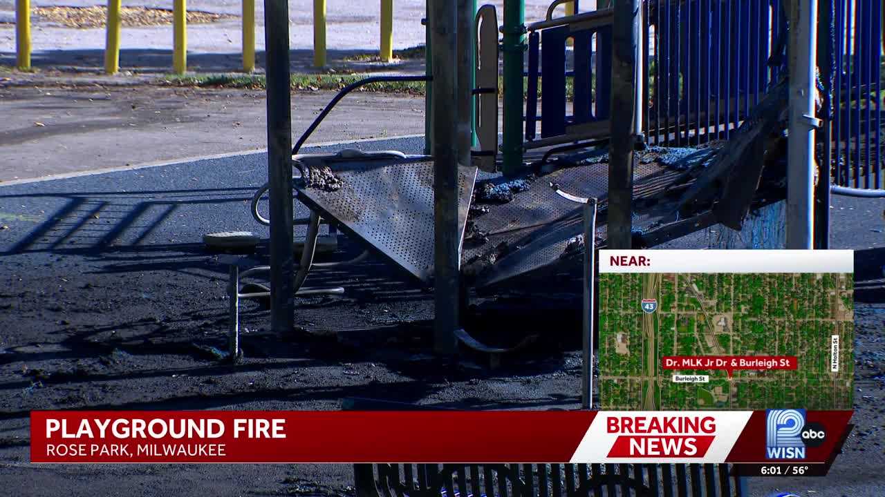 Fire at Milwaukee park melts playground equipment — WISN 12 Milwaukee, Tarpon Springs Community news