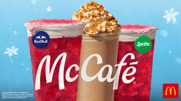 McDonald's launches winter drink menu, including cranberry flavor and caffeine for the holidays — WTSP Food Tampa Bay