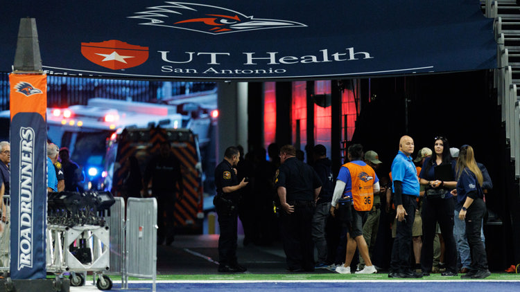 Military member dies after falling while rappelling from Alamodome's ceiling before UTSA vs. Navy game — NewsWest 9 (Permian Basin), Tarpon Springs Sports news