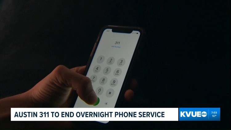 Austin 311 non-emergency call center to close overnight service starting Nov. 1 — KVUE (Austin), Tarpon Springs Community news