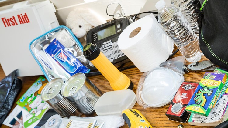 Hurricane preparedness supplies