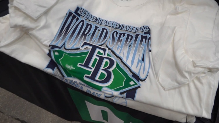 Rays fans stock up on merchandise ahead of World Series — WTSP 10 Tampa Bay