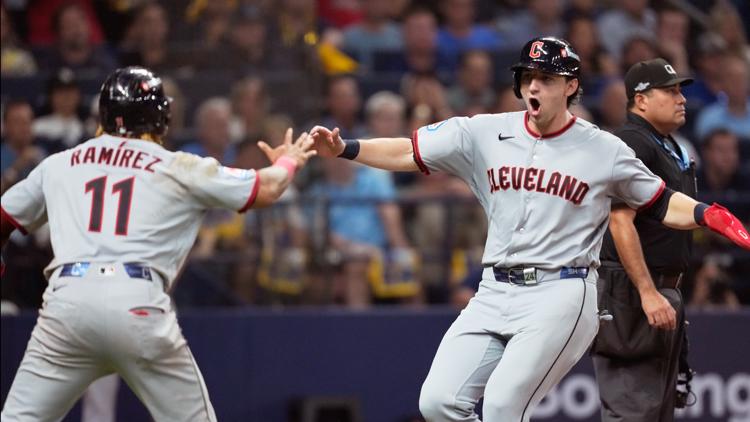Chase DeLauter and José Ramírez lead the Guardians to a 7-3 win over the Rays in Game 1 of the ALCS — WTSP Sports Tampa Bay, Tarpon Springs Sports news