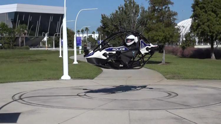 This Florida university is making history with the country's first flying police vehicle — WTSP 10 Tampa Bay