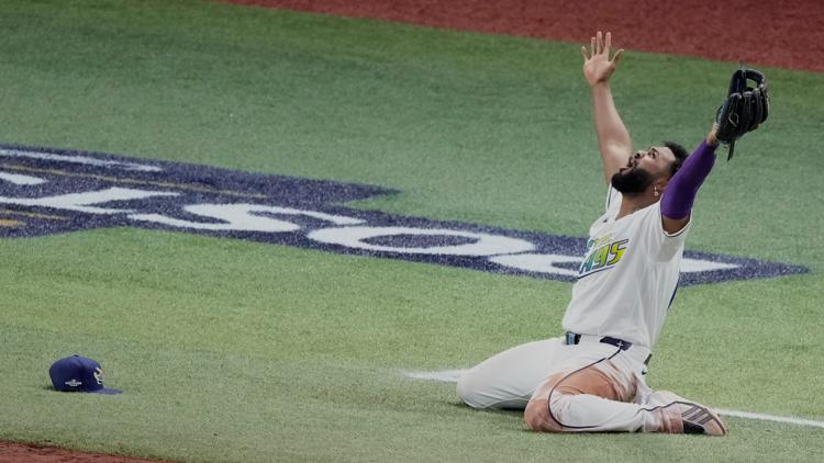 Peralta, Caminero, Díaz lead Rays to 7-3 win over Guardians and a trip to the World Series — WTSP Sports Tampa Bay, Tarpon Springs Sports news