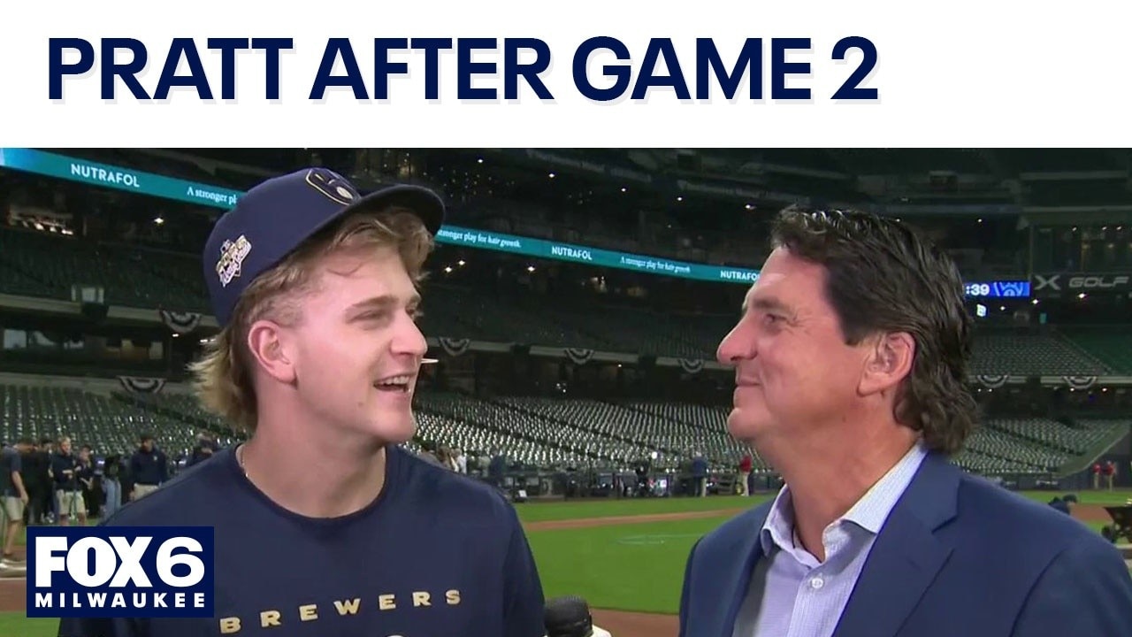 World Series: Brewers' Cooper Pratt after Game 2 win — FOX 6 News