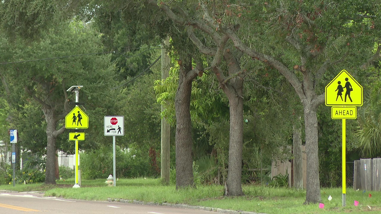 St. Petersburg crosswalk upgrades: City improves school zone safety — FOX 13 Tampa Bay News