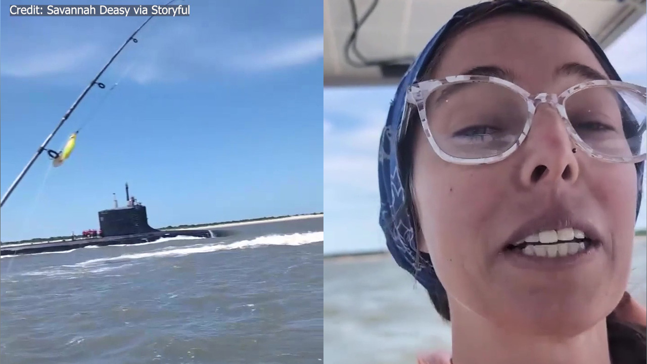 Video: Solo sailor avoids near-collision with U.S. Navy submarine in Florida — FOX 13 Tampa Bay News